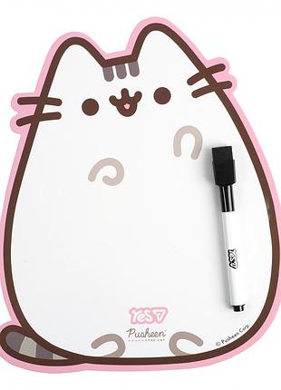 Магнитная доска на холодильник для маркеров yes pusheen 708506