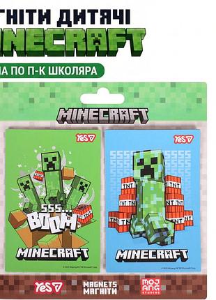 Магниты на холодильник minecraft магниты майнкрафт 2 дизайна yes minecraft creeper крипер 2 шт (в ассортименте)