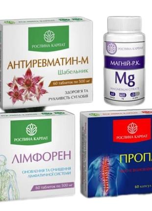 Комплекс при грыжах, протрузиях, болях в пояснице, шее, грудном отделе. для снятия спазмов. растение карпат