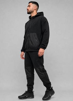 Чоловічий зимовий костюм  великих розмірів nike polar fleece