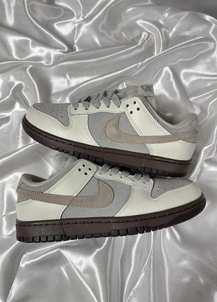 Стильні жіночі кросівки nike sb dunk low ironstone