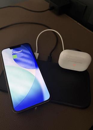 Бездротовий зарядний пристрій zens aluminium 4 in 1 wireless charger black with 45w usb pd (zedc13b/00)