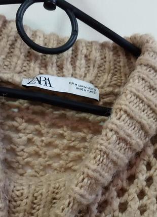 Свитер с люрексом zara 6