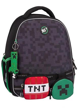 Рюкзак школьный yes h-100 minecraft world creeper (559860) ортопедический школьный s для мальчиков