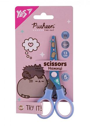 Ножницы yes pusheen 13см с принтом на лезвии