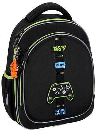 Рюкзак шкільний напівкаркасний ортопедичний yes joystick game s-109s 550235 для хлопчика першокласника в школу
