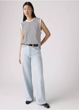 Джинси жіночі молодіжні levi’s wide leg оригінал
