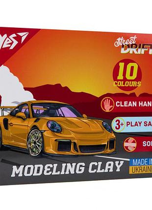 Пластилин yes drift king 10 цветов 200 г