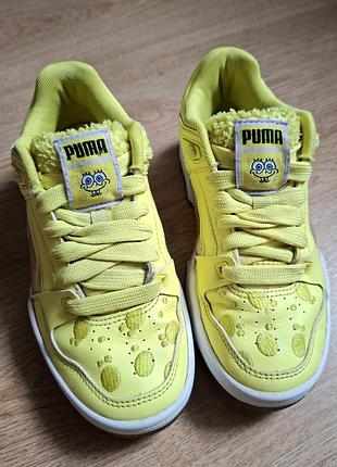 Кросівки унісекс puma x snongebob губка боб  розмір 35.5