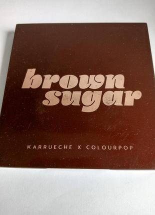 Палетка теней colourpop x karrueche - brown sugar