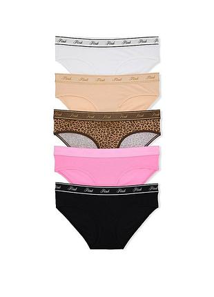 Набор трусиков victoria's secret pink 5 штук белье victoria's secret pink бюстгалтер victoria’s secret pink пижама victoria’s secret