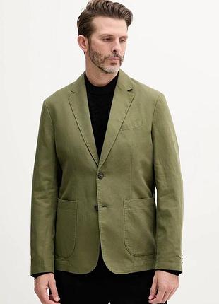 Hugo boss чоловічий піджак блейзер,хакі ,оригінал 52 м-л