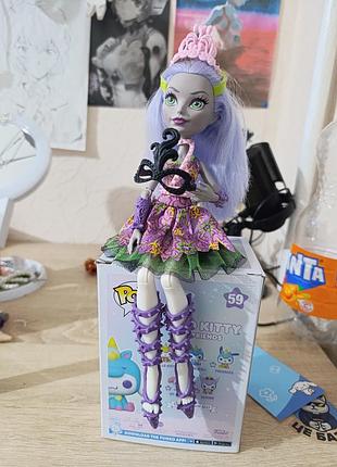Коллекционная кукла monster high — moanica d'kay (моаника д’кей) ballerina ghouls — полный комплект