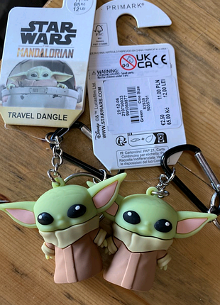 Брелок йода «мандалорец» star wars, primark disney, новый