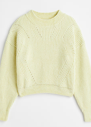 Светр м'ятний h&m р.140-152 на 10-12 років