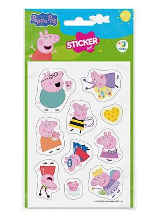 Набор наклеек 200829 peppa pig «костюмированная вечеринка» dodo