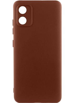 Чехол silicone cover ummi lakshmi full camera (aa) для motorola moto e13 коричневый / brown