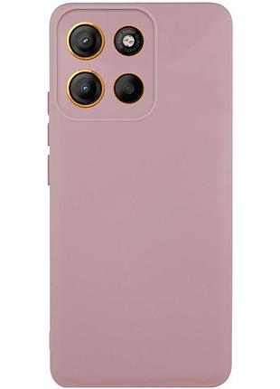 Чехол silicone cover ummi lakshmi full camera (aa) для motorola moto g15 4g розовый / pink sand