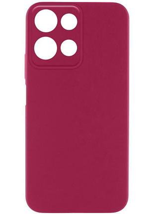 Чехол silicone cover ummi lakshmi full camera (aa) для motorola moto g15 4g бордовый / marsala