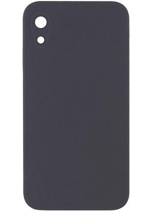 Чехол silk square full camera protective (aa) no logo для apple iphone xr (6.1") серый / dark gray