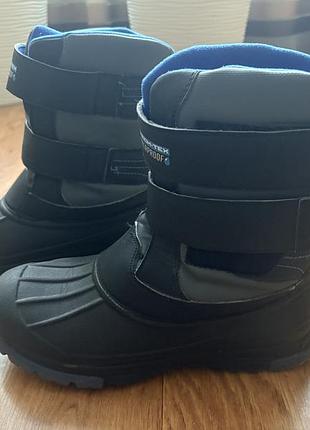 Чоботи зимові skechers термо 38 розмір 24 устілка