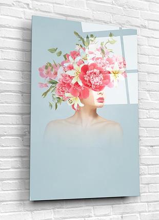 Картина на стекле "цветочные мысли" 30х45см (pic-043-00)