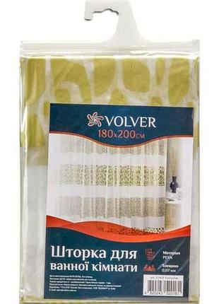 Штора для ванной 180*200см exclusive пэва арт.51405 тм volver