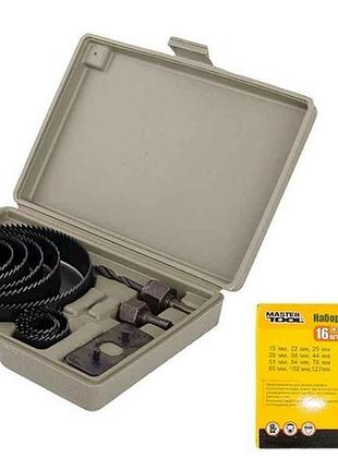 Набор фрез по дереву d=19-127мм (16шт) 12-2572 тм master tool