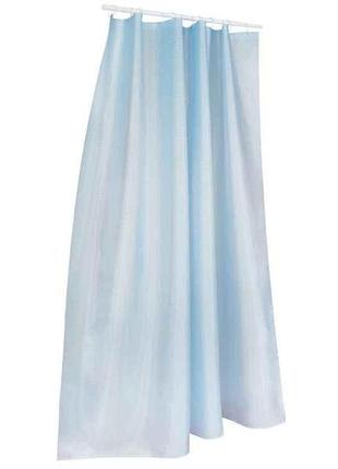 Штора для ванной 180*180см пика светло голубой тм eco fabric