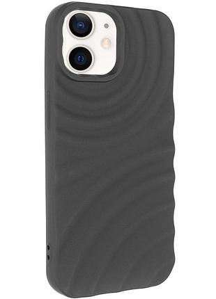 Чехол tpu monowave для apple iphone 12 pro / 12 (6.1") black