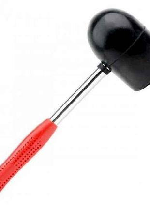 Киянка гумова 1250г. 90мм. чорна гума, металева ручка. ht-0228 тм intertool