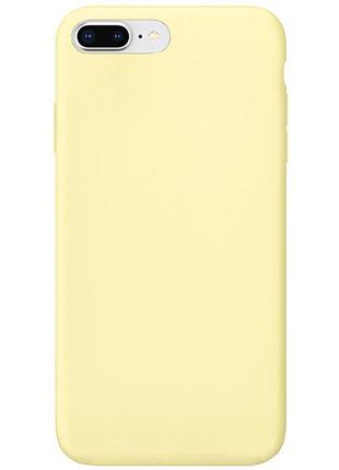 Чехол silk full protective (aa) no logo для apple iphone 7 plus / 8 plus (5.5") желтый / mellow yellow