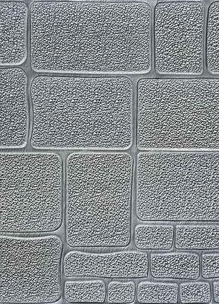 Панель стеновая 3d 700 * 700 * 6мм камень серебро (153) sw-00000187 тм sticker wall