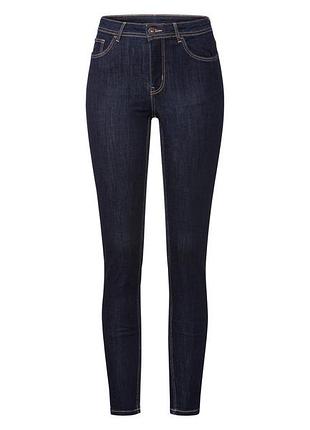 Джинсы skinny зауженные облегающие для женщины esmara lycra® 435688 темно-синий