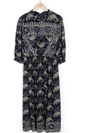Ba&sh gelato сукня міді 100% віскоза, s–m