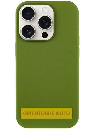 Чехол silk full protective (aa) no logo для apple iphone 17 (6.3") зеленый / dark olive