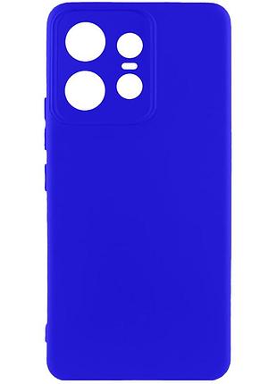 Чехол silicone cover ummi lakshmi full camera (aa) для motorola edge 50 pro синий / iris