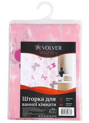 Штора для ванної 180*200см helle пева арт.51410 тм volver
