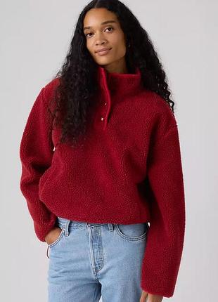 Новий плюшевий пуловер levi's kasey sherpa pullover