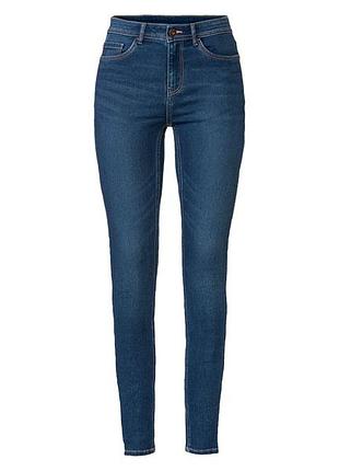 Джинсы skinny зауженные облегающие для женщины esmara lycra® 425607 синий