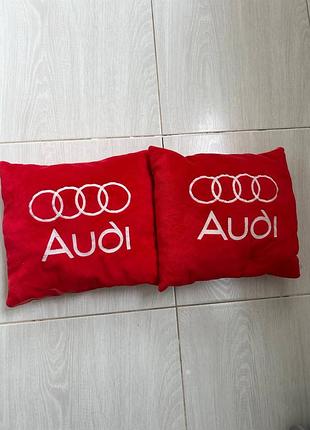 Подушки автомобильные audi 30х30 (комплект 2 шт.)