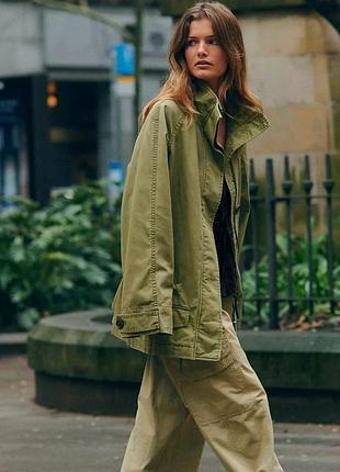 Хлопчатобумажная ветровка zara