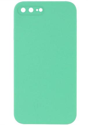 Чохол silk square full camera protective (aa) no logo для apple iphone 7 plus/8 plus (5.5") зелений / spearmint