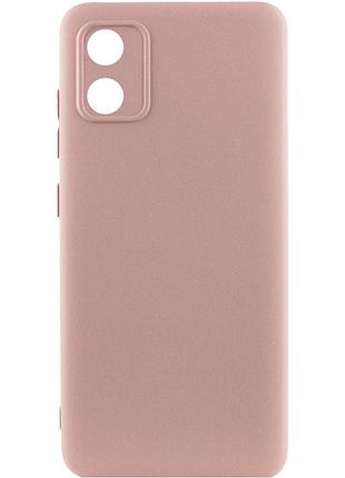 Чехол silicone cover ummi lakshmi full camera (aa) для motorola moto e13 розовый / pink sand