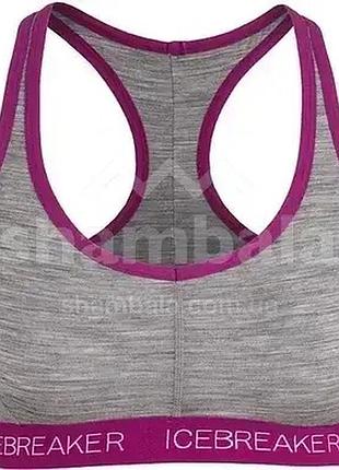 Бра icebreaker wmn sprite rrbk для бігу та велоспорту metro hthr/vivid