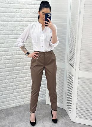 Прямые брюки из экокожи  💖💖  распродаж  💖