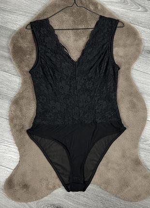 Жіночий оригінальний мереживний боді new look m-l