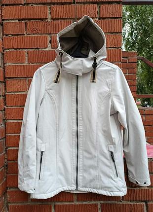 Женская куртка softshell janina на флисе с капюшоном (размер l / 40)