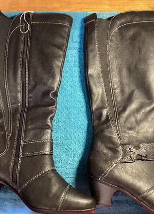 Жіночі чоботи hush puppies, американський бренд взуття, розмір 37  стильні високі жіночі чоботи hush puppies чорного кольору.