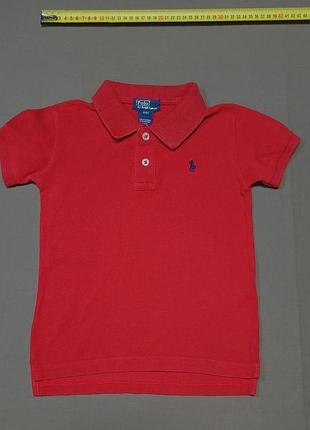 Плечи 30 см polo ralph lauren size 6/6т красное поло 
made in guatemala 
100% cotton